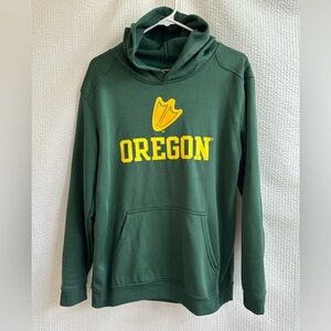 Gen2 Boys Oregon Ducks Green Yellow Oregon Hoodie Sweatshirt Size: 18 XL